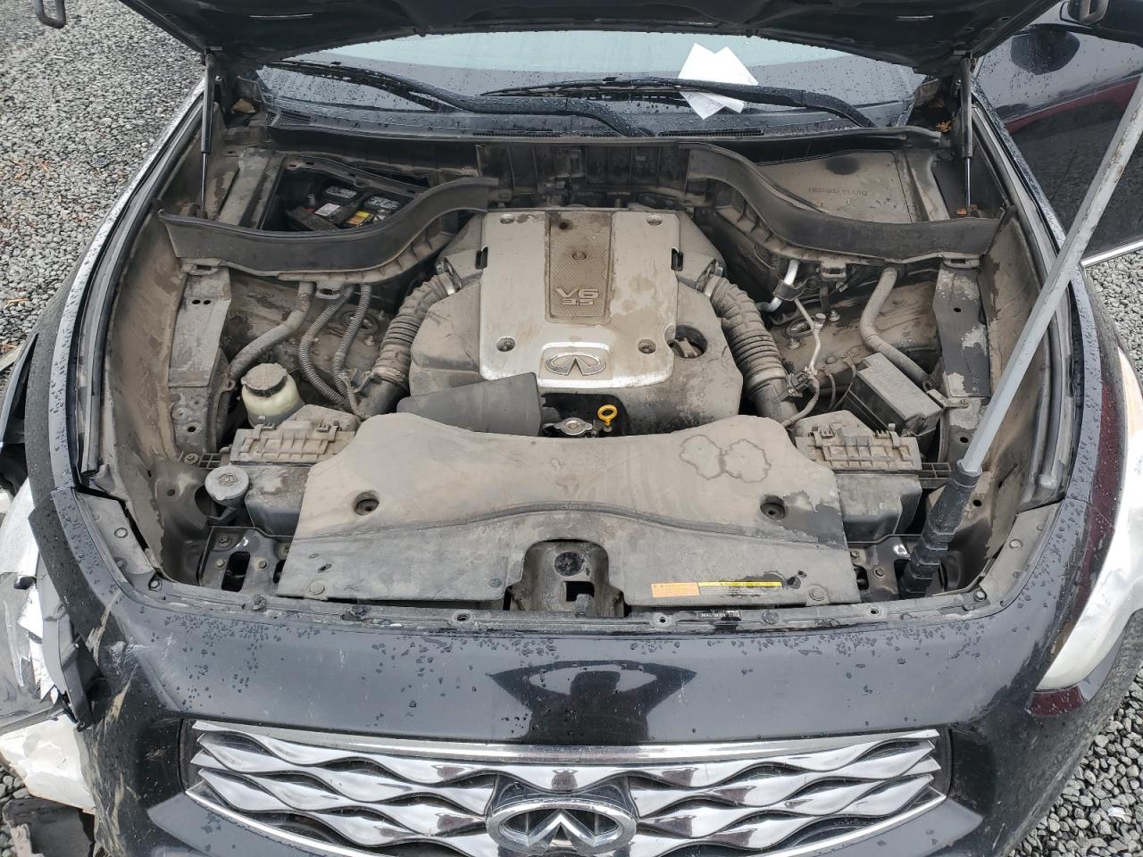 2011 Infiniti FX VIN JN8AS1MW3BM730908 Copart auction photo, front end / undercarriage damage thumbnail 14