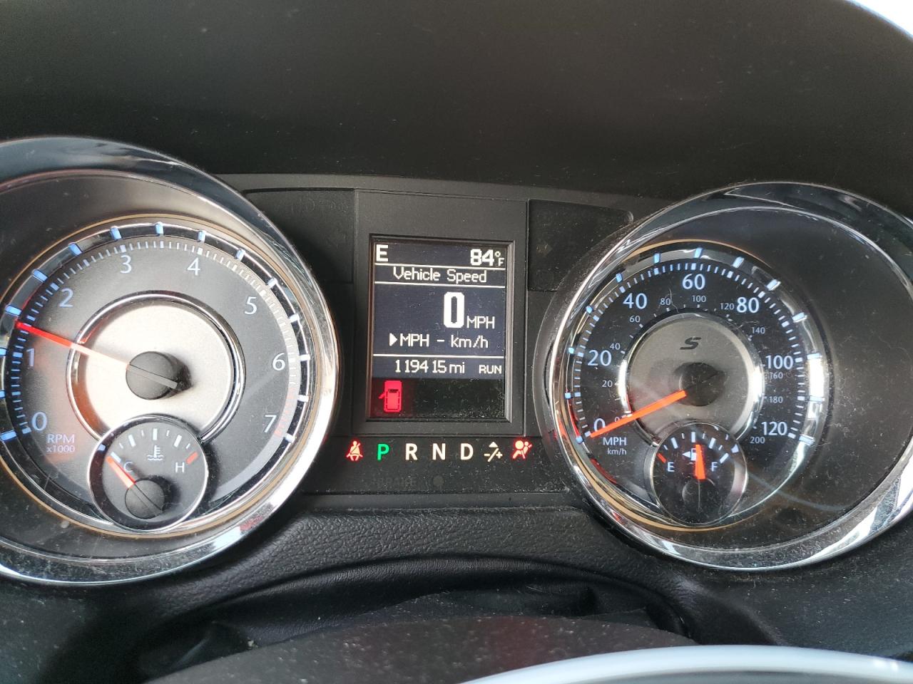 2014 Chrysler Town & Country VIN 2C4RC1HG3ER327091 Copart auction photo, all over damage thumbnail 9