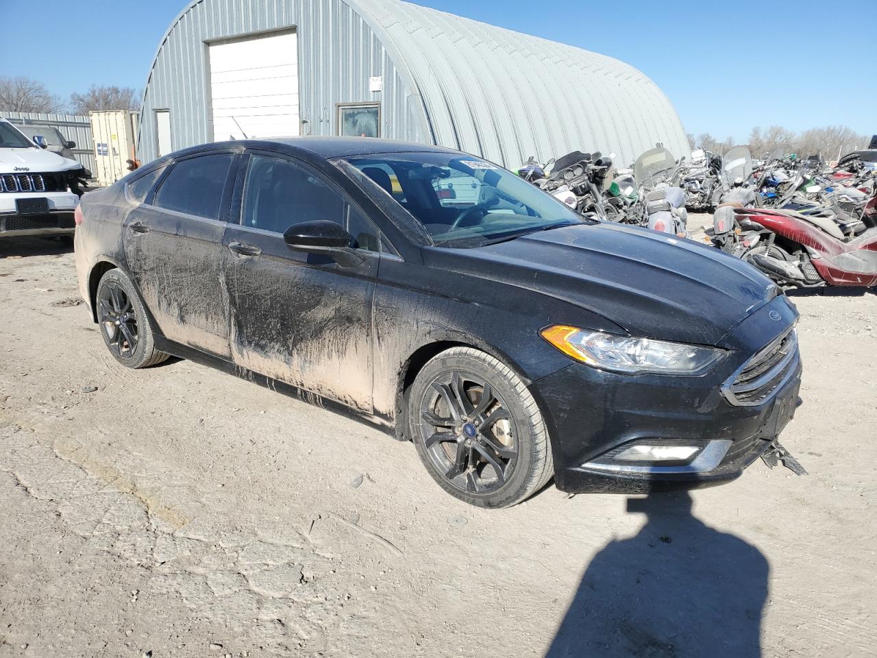 2018 Ford Fusion VIN 3FA6P0HD4JR267176 Copart auction photo, front end damage thumbnail 4