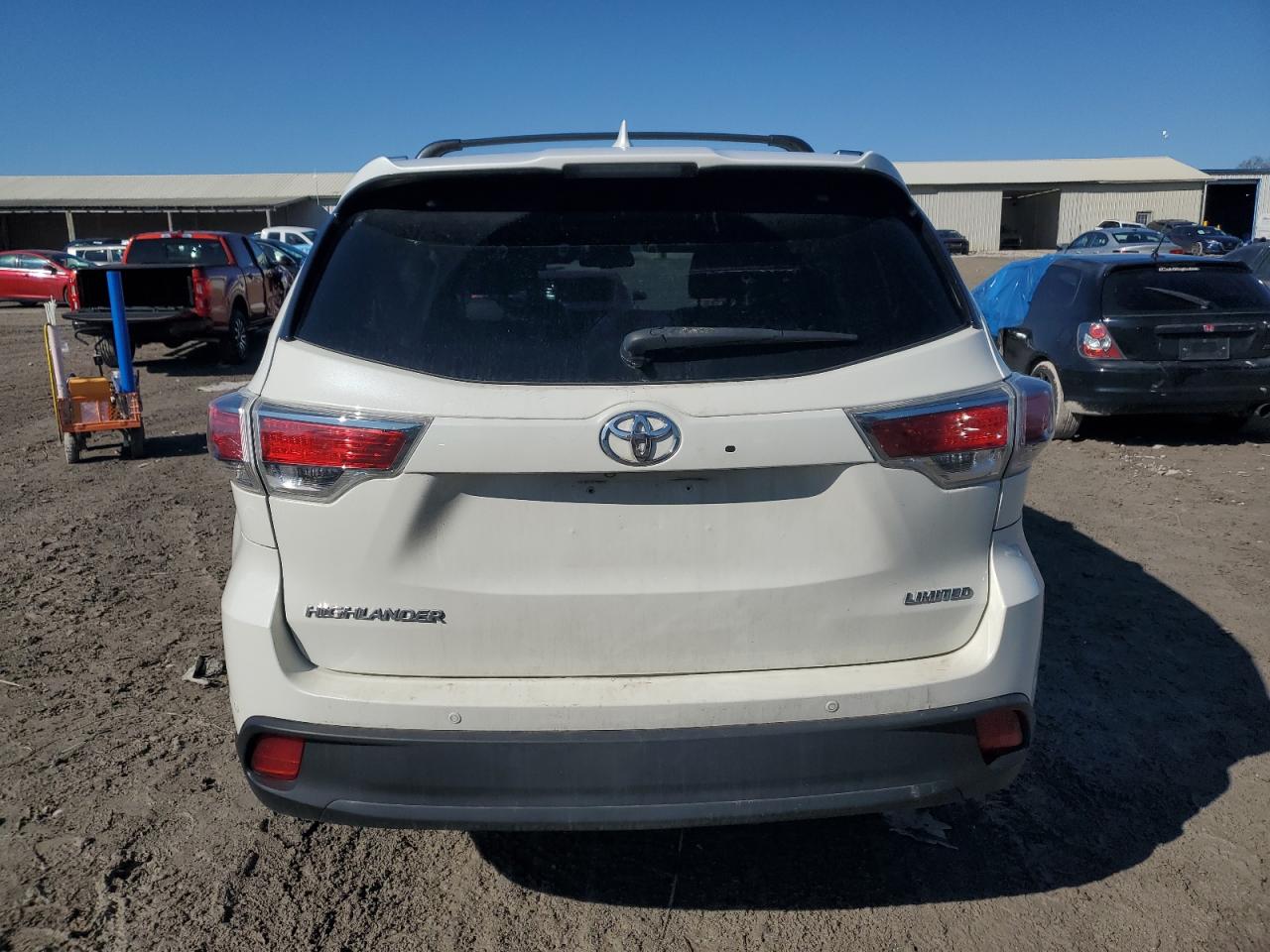 2014 Toyota Highlander VIN 5TDYKRFH2ES017790 Copart auction photo, front end damage thumbnail 6