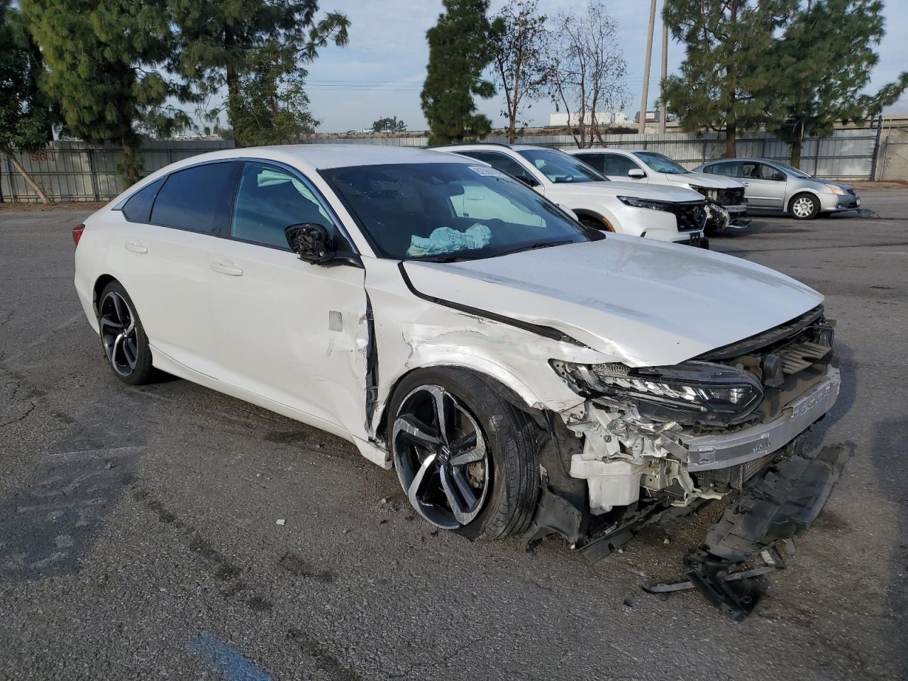 2018 Honda Accord VIN 1HGCV1F37JA253030 Copart auction photo, front end / undercarriage damage thumbnail 4