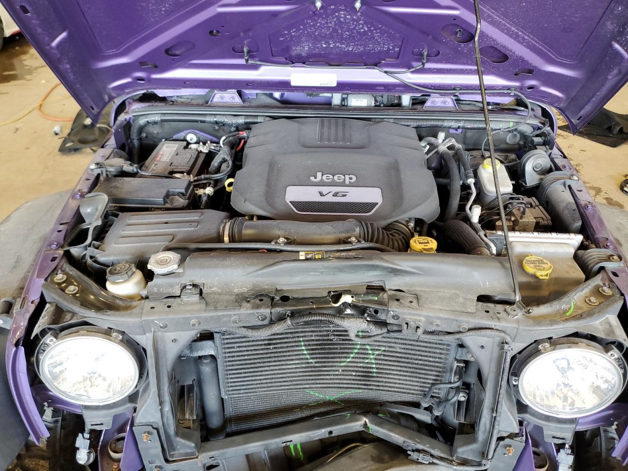 2017 Jeep Wrangler VIN 1C4AJWAG0HL734325 Copart auction photo, front end damage thumbnail 11