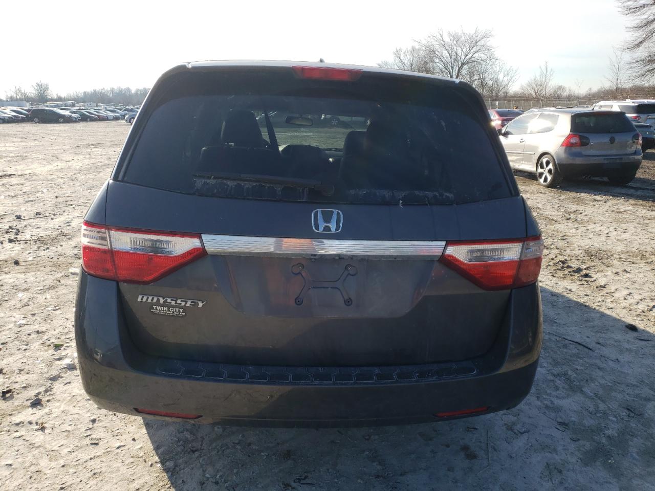 2013 Honda Odyssey VIN 5FNRL5H6XDB024527 Copart auction photo, front end / minor dent/scratches damage thumbnail 6