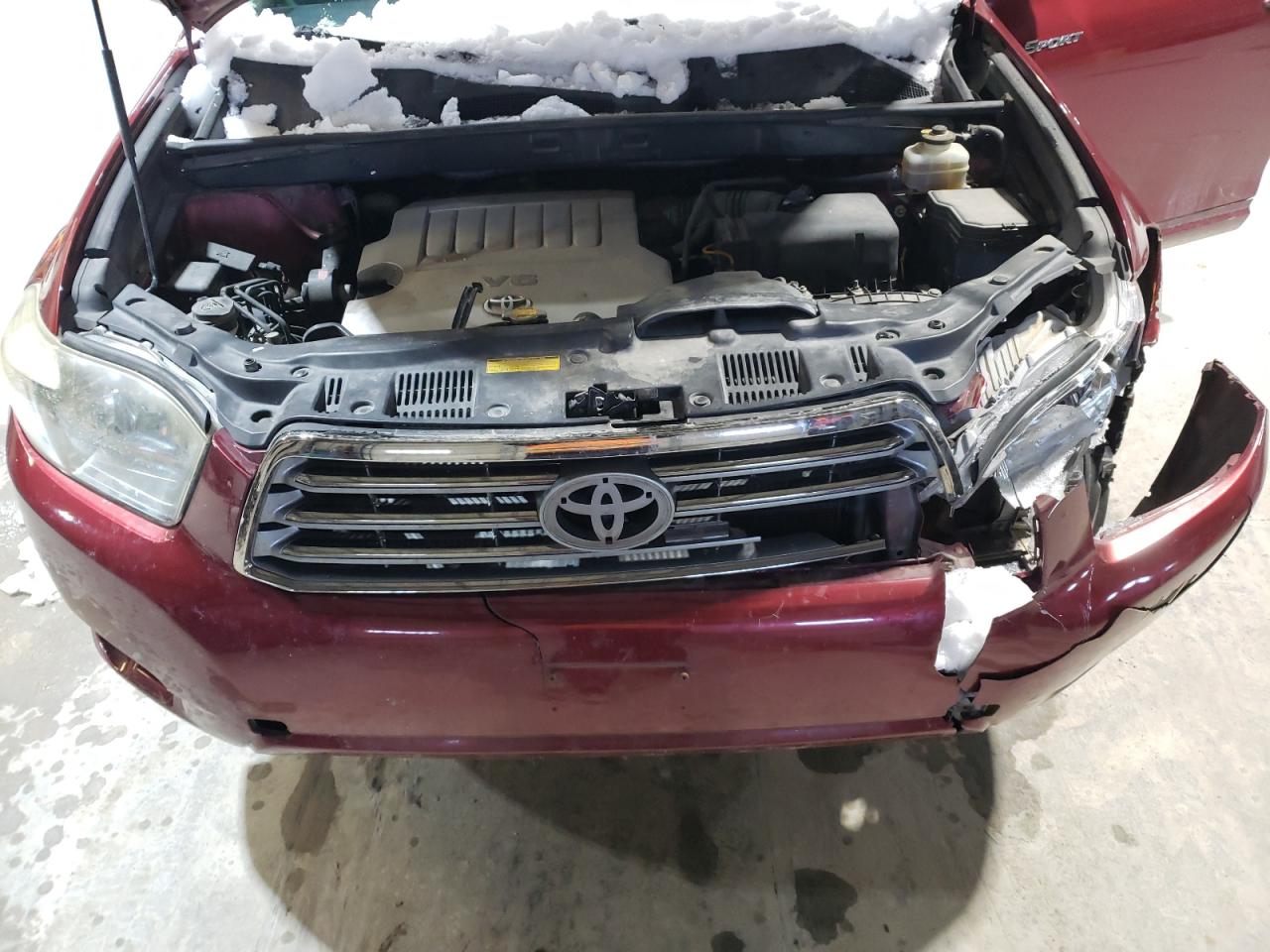 2008 Toyota Highlander VIN JTEES43A082044006 Copart auction photo, front end / minor dent/scratches damage thumbnail 12
