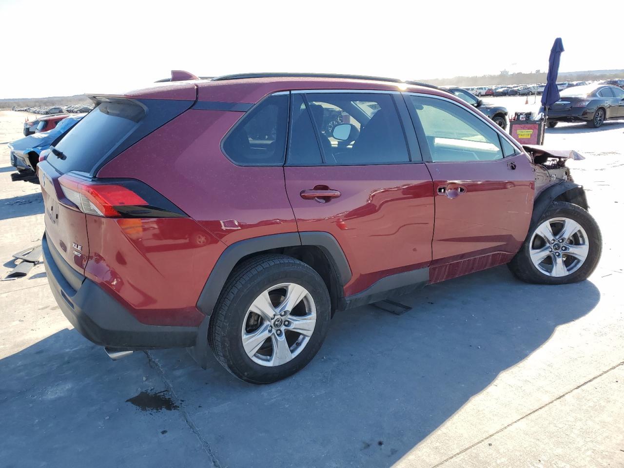 2019 Toyota RAV 4 VIN JTMP1RFV1KD008171 Copart auction photo, front end damage thumbnail 3