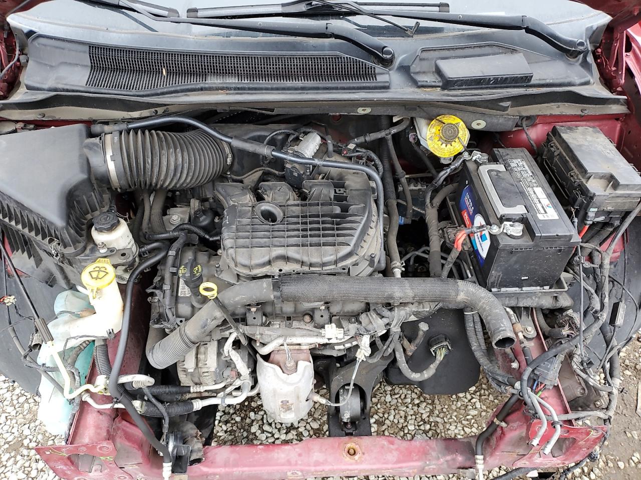 2014 Dodge Caravan VIN 2C4RDGBGXER238319 Copart auction photo, front end damage thumbnail 12