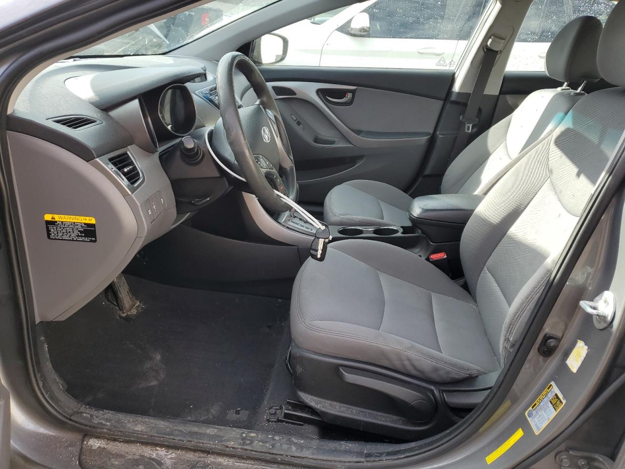 2013 Hyundai Elantra VIN 5NPDH4AE5DH285492 Copart auction photo, rear end damage thumbnail 7