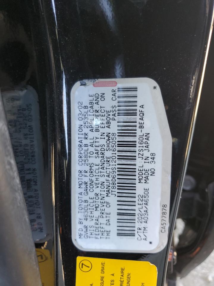 2002 Lexus GS 300 VIN JT8BD69S120165058 Copart auction photo, front end damage thumbnail 12
