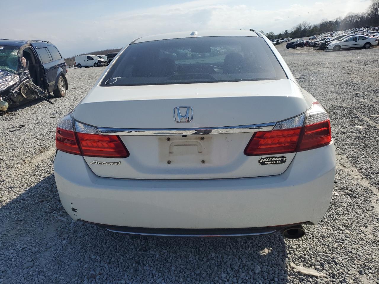 2014 Honda Accord VIN 1HGCR2F81EA148706 Copart auction photo, front end / rear end damage thumbnail 6