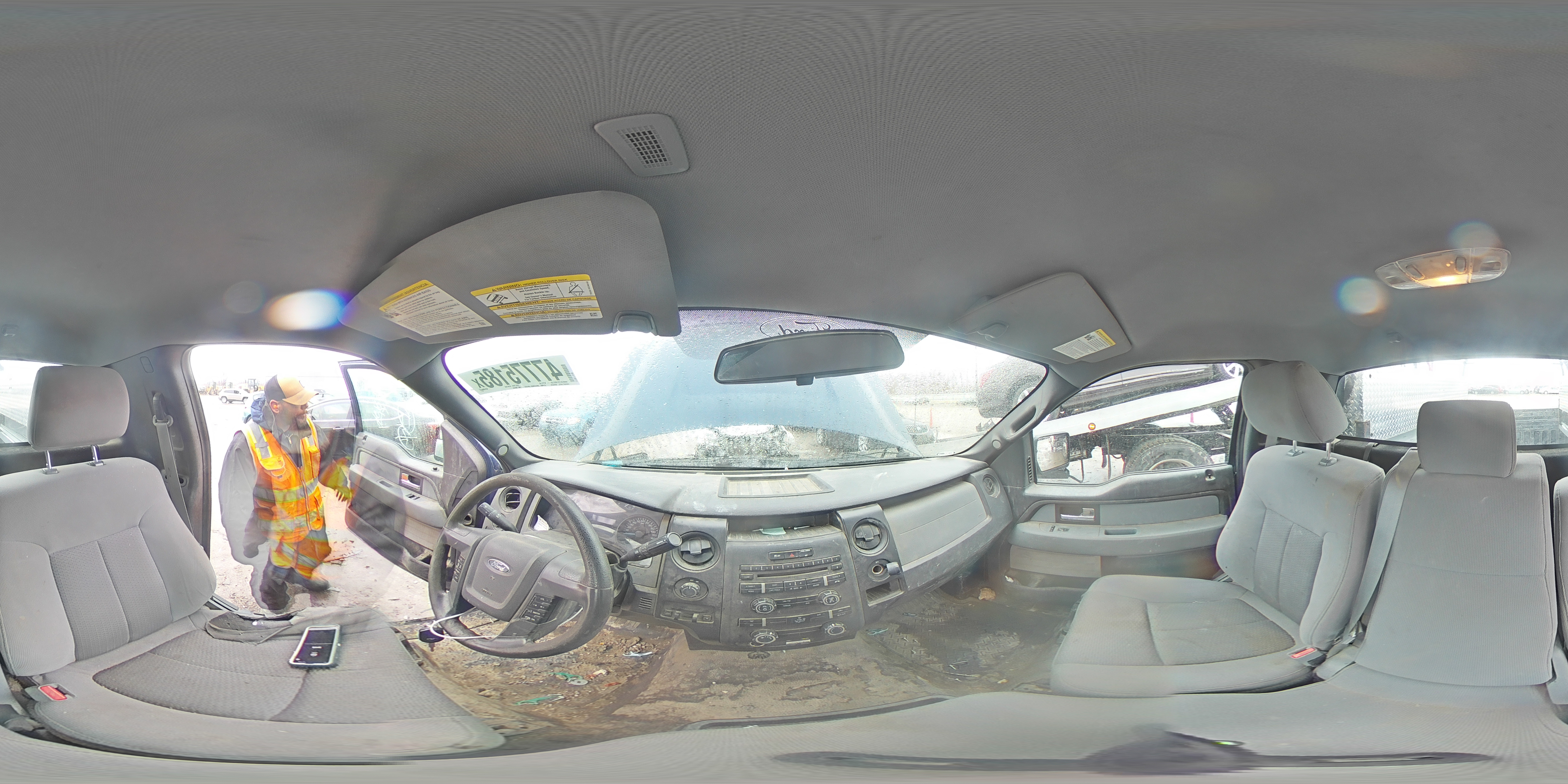 2013 Ford F-150 VIN 1FTNF1CT4DKF08708 Copart auction photo, rear end / front end damage thumbnail 13