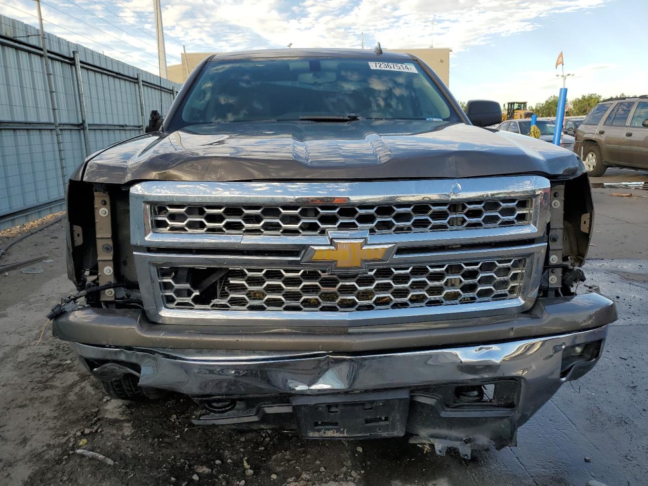 2014 Chevrolet Silverado VIN 1GCVKREC0EZ234083 Copart auction photo, front end / rear end damage thumbnail 5