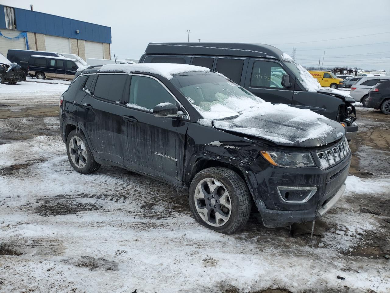 2021 Jeep Compass VIN 3C4NJDCB5MT541707 Copart auction photo, front end damage thumbnail 4