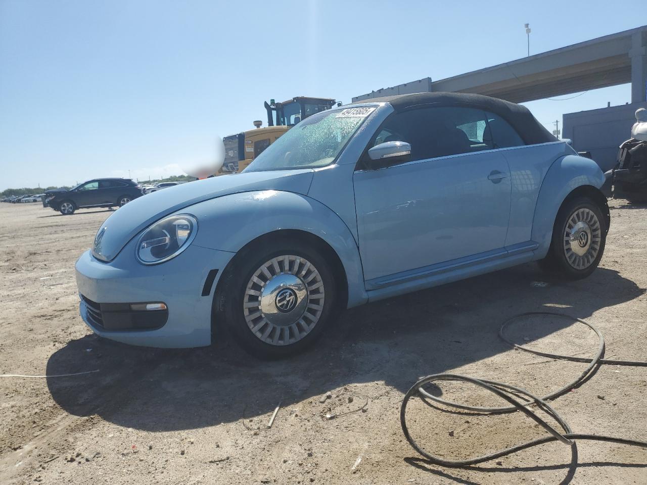 2015 Volkswagen Beetle VIN 3VW517AT3FM802405 - Copart auction photo