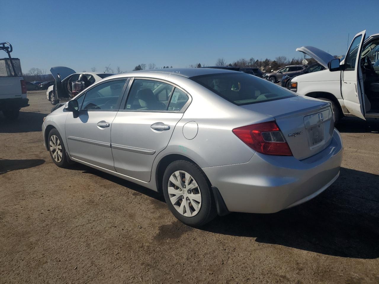 2012 Honda Civic VIN 19XFB2F59CE382690 Copart auction photo, front end damage thumbnail 2