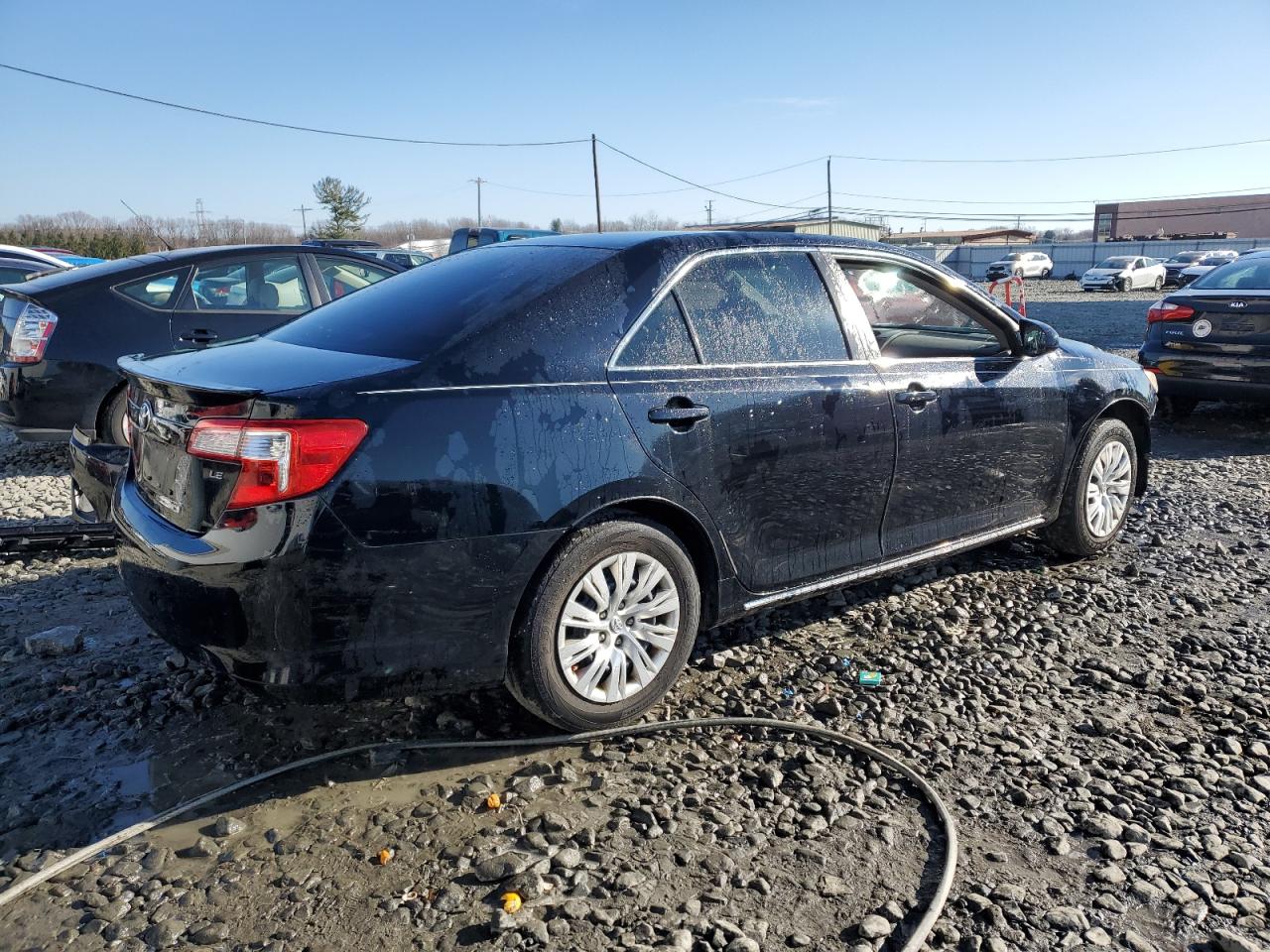 2014 Toyota Camry VIN 4T4BF1FK7ER346389 Copart auction photo, front end damage thumbnail 3