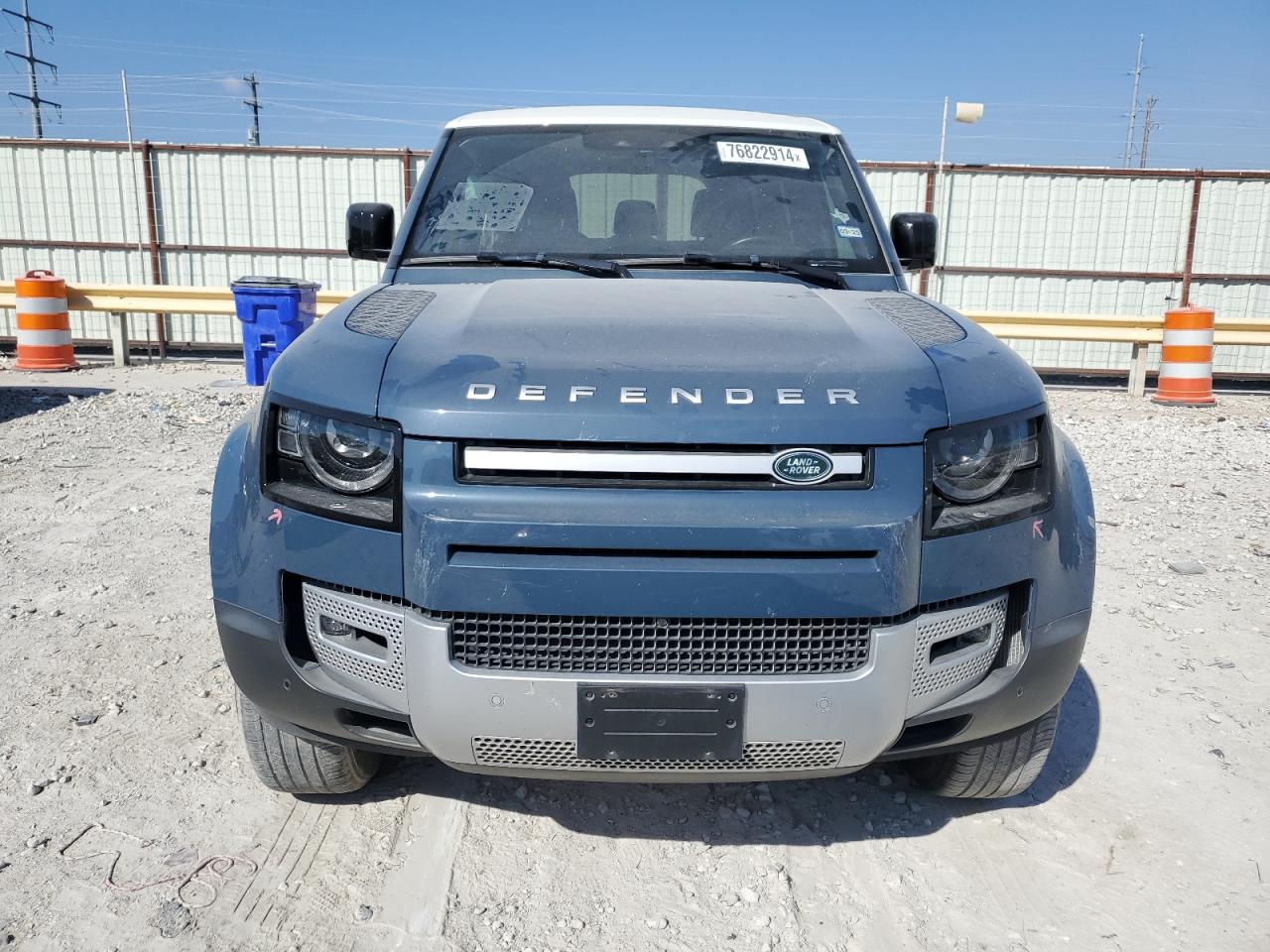 2021 Land Rover Defender VIN SALEJ7RX4M2047532 Copart auction photo, rear end / side damage thumbnail 5