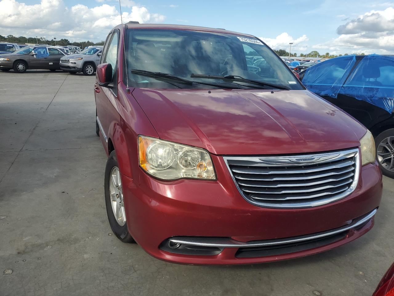 2012 Chrysler Town & Country VIN 2C4RC1BG7CR350721 Copart auction photo, water/flood damage thumbnail 5