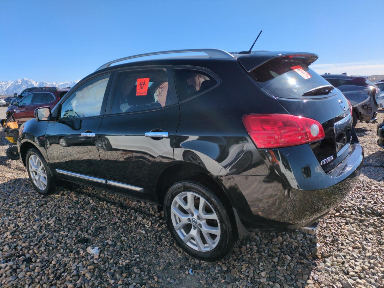 2013 Nissan Rogue VIN JN8AS5MV5DW609173 Copart auction photo, rollover damage thumbnail 2