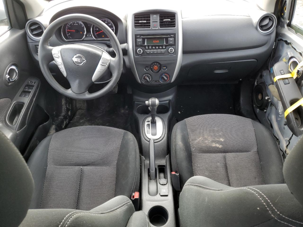 2015 Nissan Versa VIN 3N1CN7AP7FL839001 Copart auction photo, front end / side damage thumbnail 8