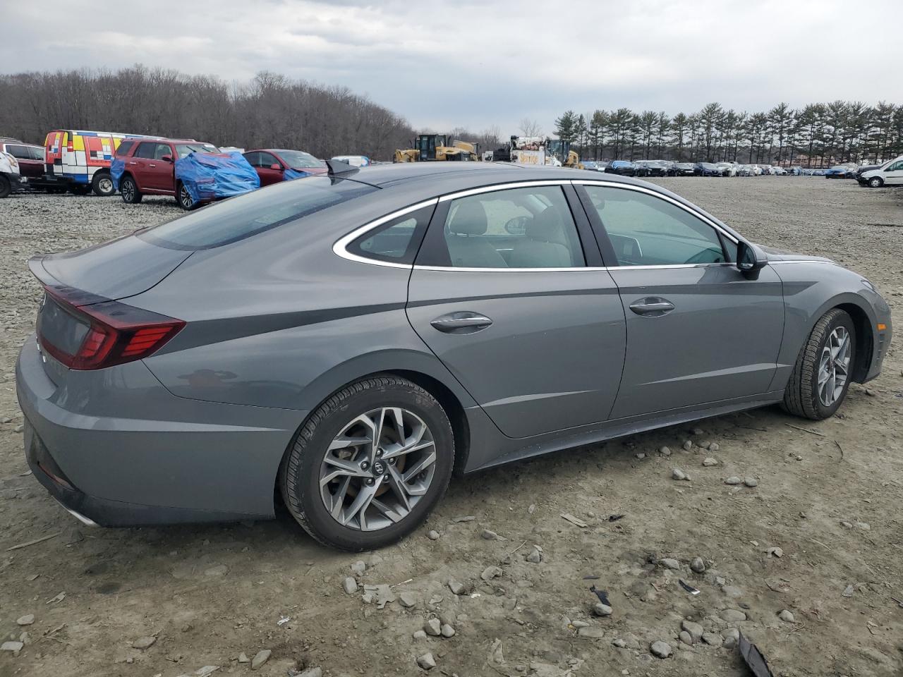 2023 Hyundai Sonata VIN KMHL14JA0PA262934 Copart auction photo, side damage thumbnail 3