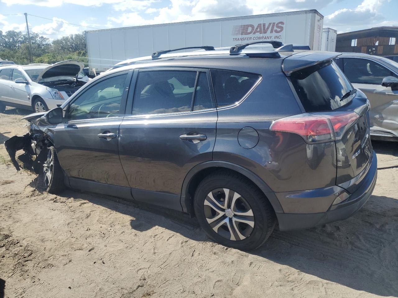 2017 Toyota RAV 4 VIN JTMZFREV3HJ112165 Copart auction photo, front end / side damage thumbnail 2