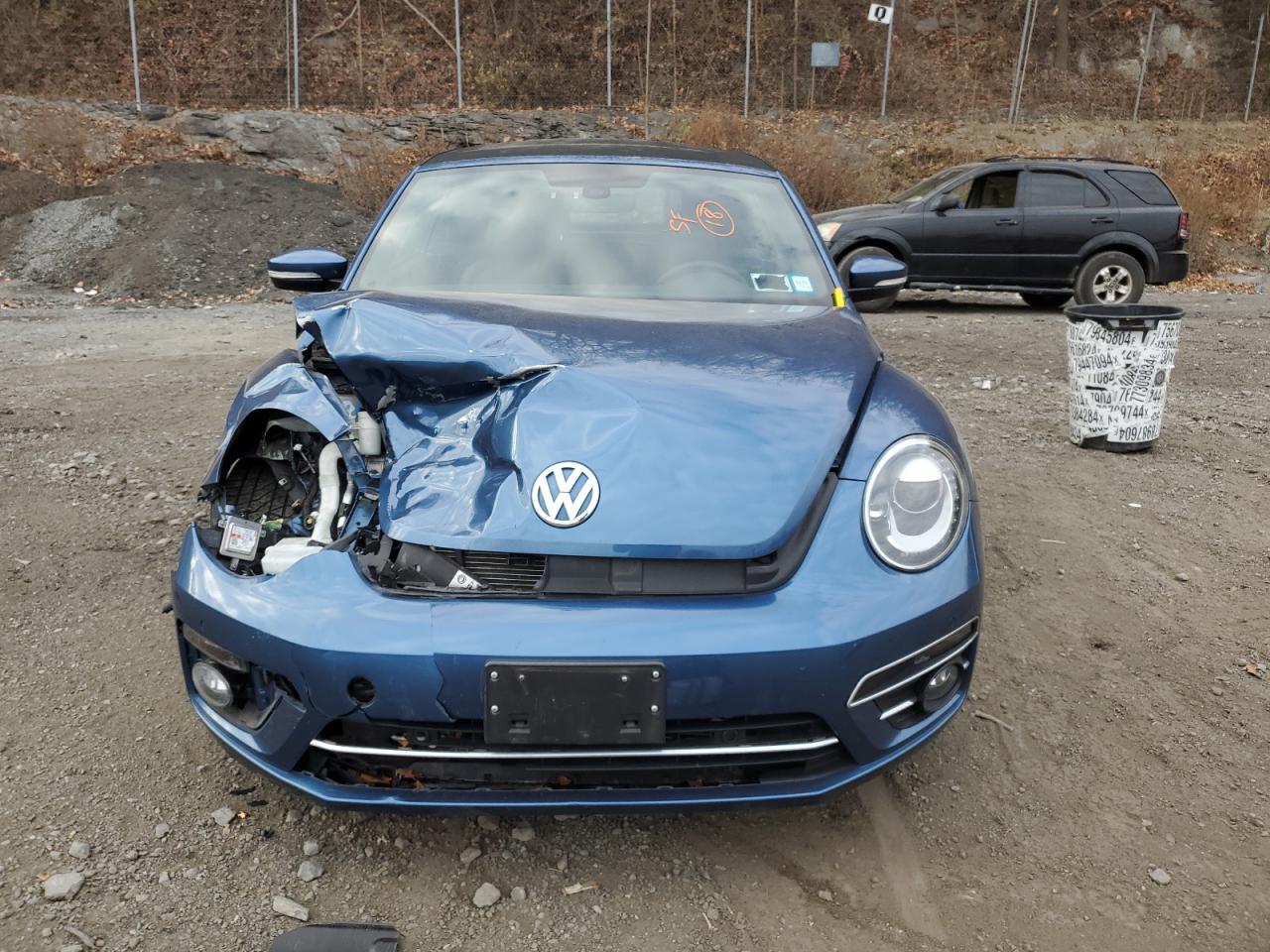 2018 Volkswagen Beetle VIN 3VW5DAAT5JM511398 Copart auction photo, all over / front end damage thumbnail 5
