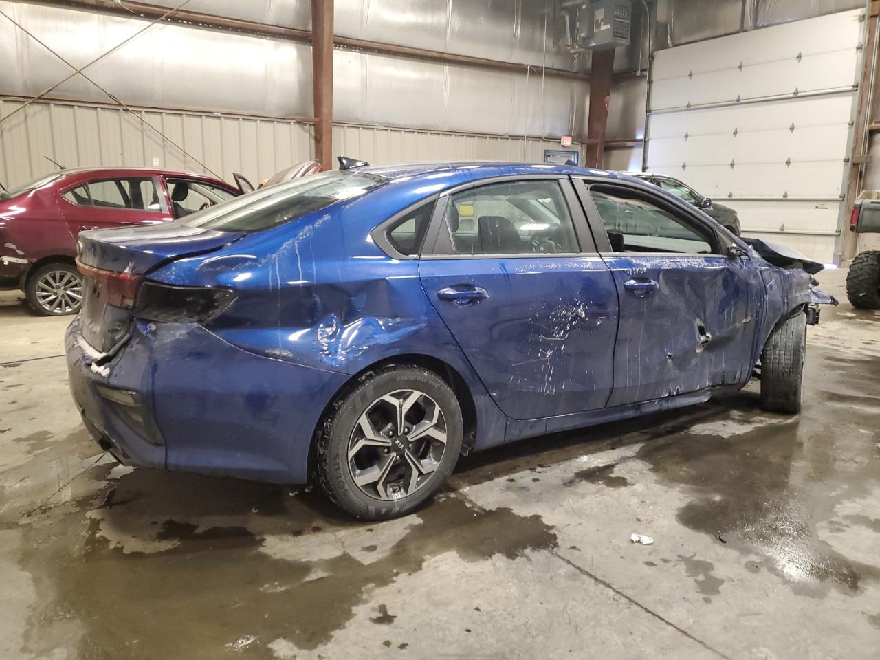 2019 KIA Forte VIN 3KPF24AD2KE076357 Copart auction photo, all over damage thumbnail 3