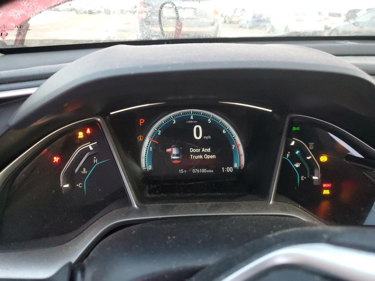 2018 Honda Civic VIN 2HGFC2F70JH599126 Copart auction photo, front end / side damage thumbnail 9