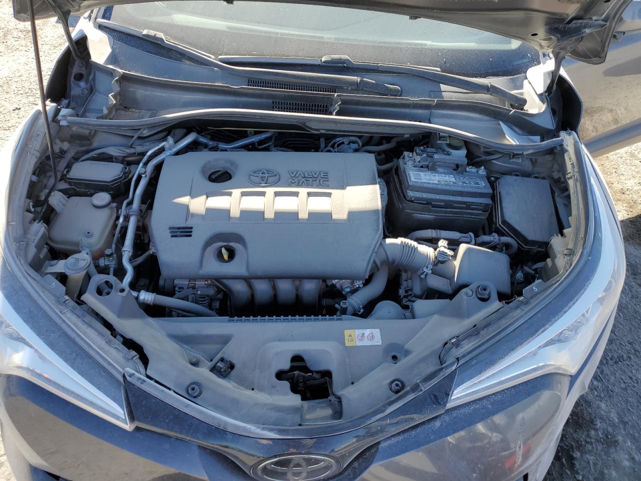 2019 Toyota C-HR VIN JTNKHMBX8K1032285 Copart auction photo, front end / rear end damage thumbnail 12