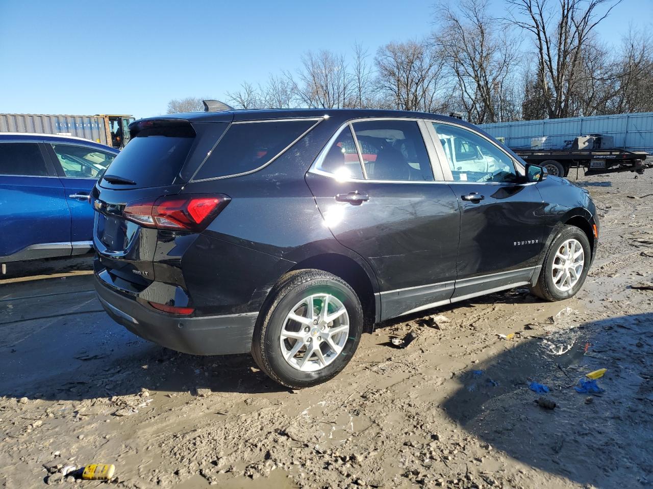 2022 Chevrolet Equinox VIN 2GNAXUEV1N6119628 Copart auction photo, side damage thumbnail 3
