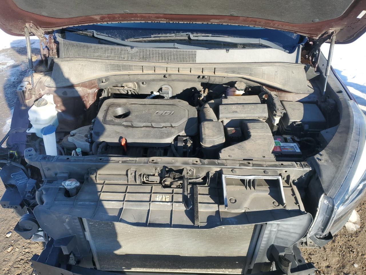 2018 KIA Sorento VIN 5XYPG4A36JG405690 Copart auction photo, all over / stripped damage thumbnail 12