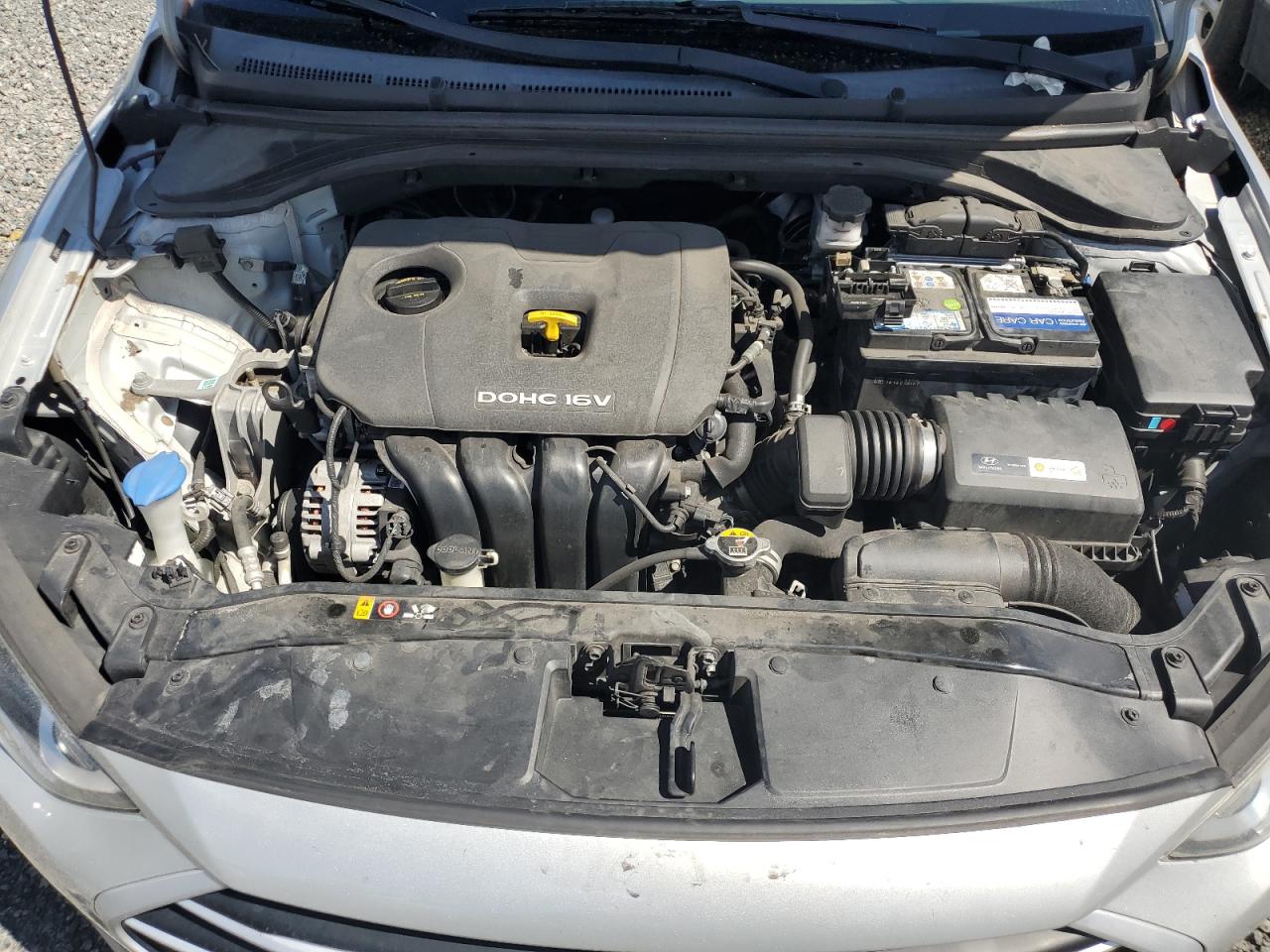 2017 Hyundai Elantra VIN 5NPD84LF9HH177310 Copart auction photo, water/flood / minor dent/scratches damage thumbnail 11
