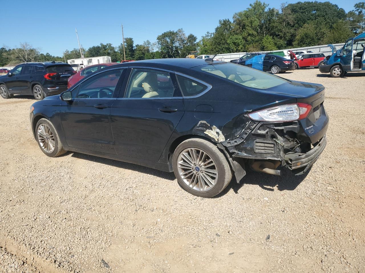 2014 Ford Fusion VIN 3FA6P0H92ER231195 Copart auction photo, rear end / minor dent/scratches damage thumbnail 2