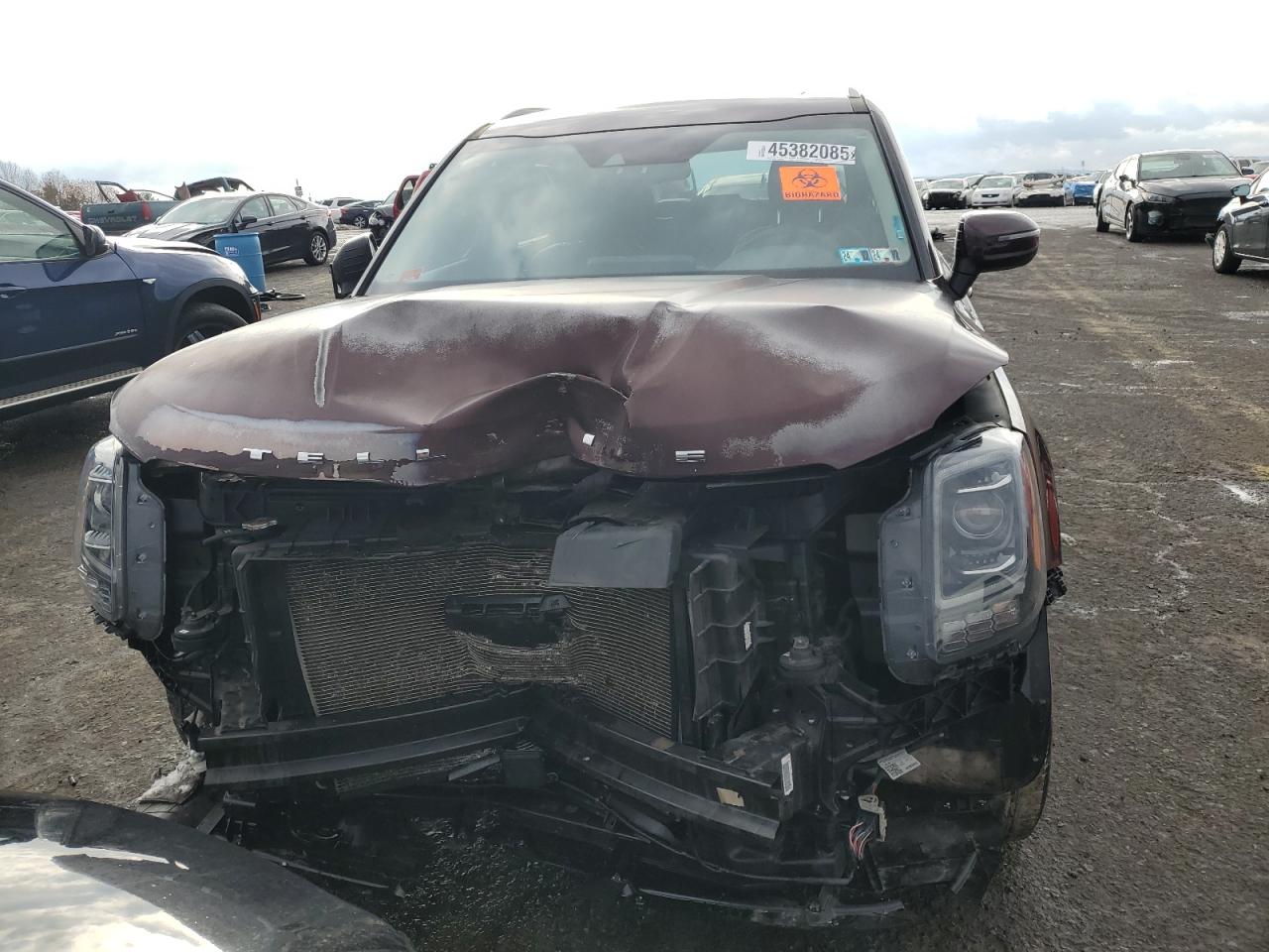 2020 KIA Telluride VIN 5XYP3DHC2LG033947 Copart auction photo, front end damage thumbnail 5