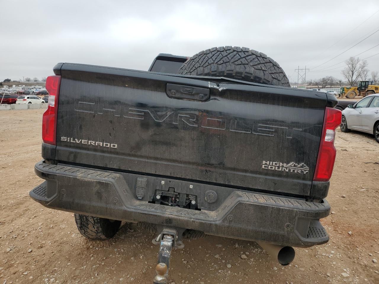 2022 Chevrolet Silverado VIN 2GC4YREY2N1225612 Copart auction photo, front end / side damage thumbnail 6