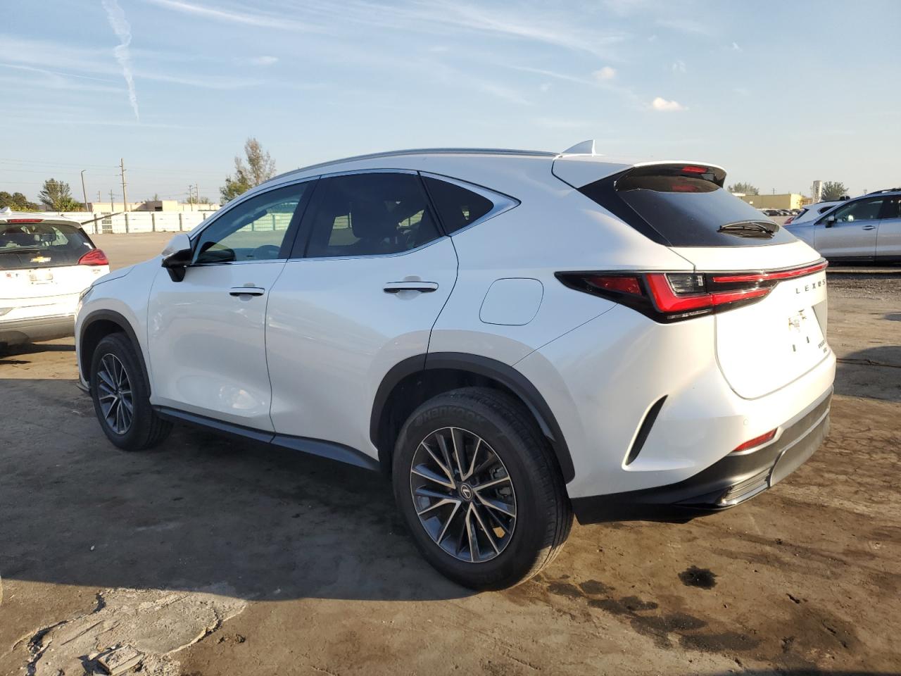 2022 Lexus NX VIN 2T2GGCEZ5NC002810 Copart auction photo, side damage thumbnail 2