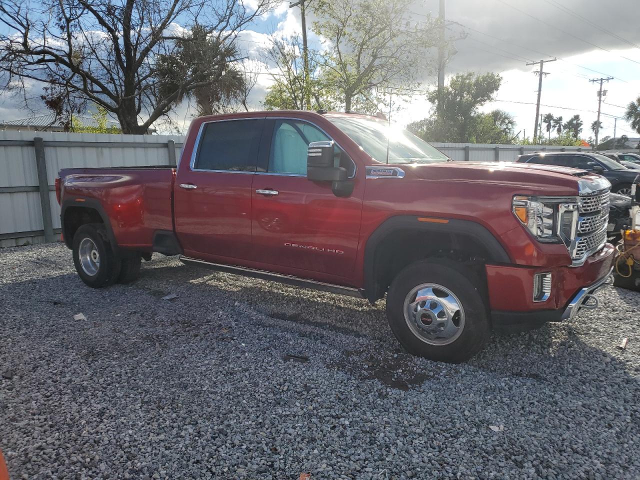 2022 GMC Sierra VIN 1GT49WEY2NF137602 Copart auction photo, side damage thumbnail 4