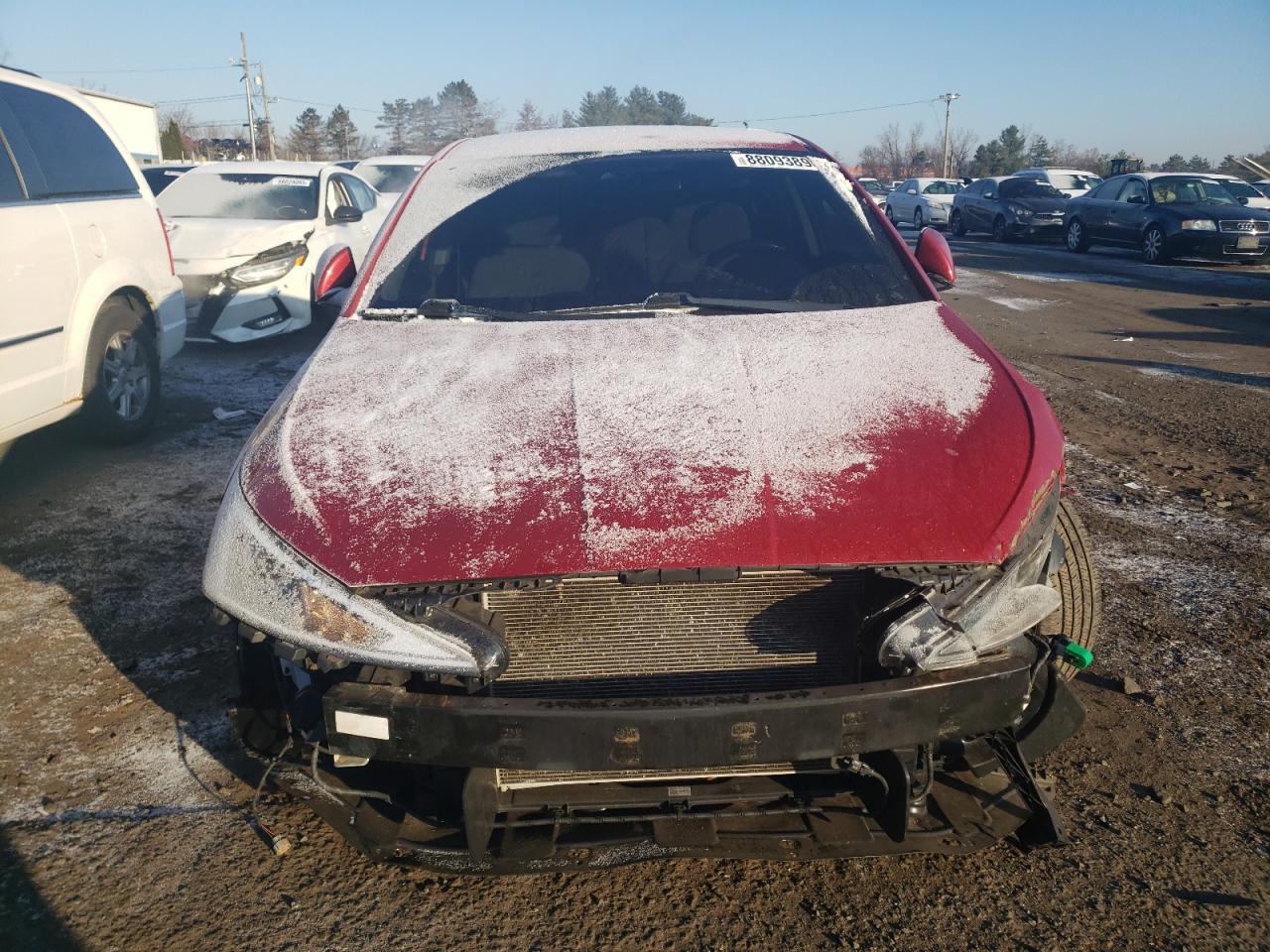 2019 Hyundai Elantra VIN 5NPD84LF7KH471490 Copart auction photo, front end damage thumbnail 5