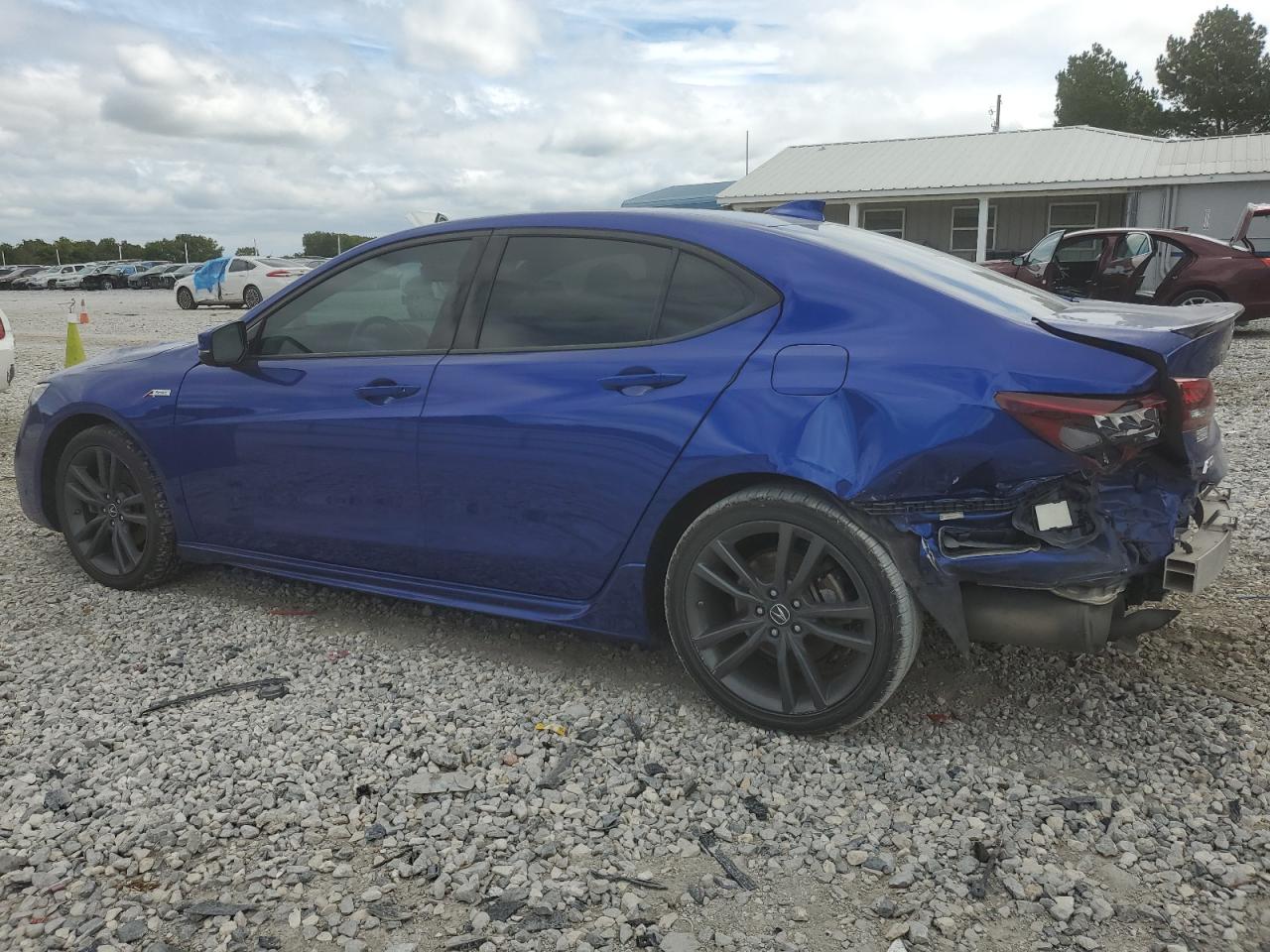 2018 Acura TLX VIN 19UUB2F65JA012015 Copart auction photo, rear end damage thumbnail 2