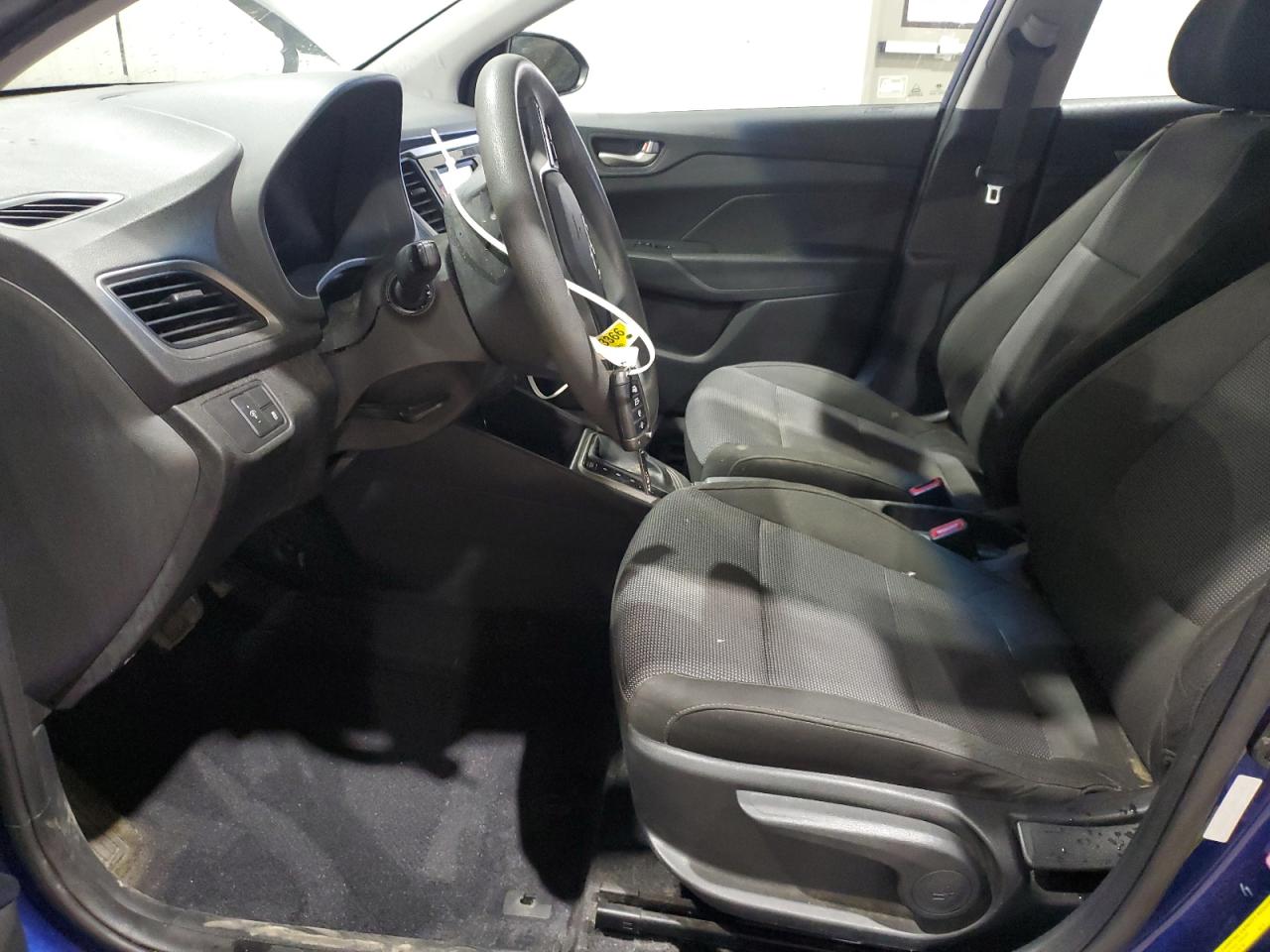 2018 Hyundai Accent VIN 3KPC24A37JE032895 Copart auction photo, side / rear end damage thumbnail 7