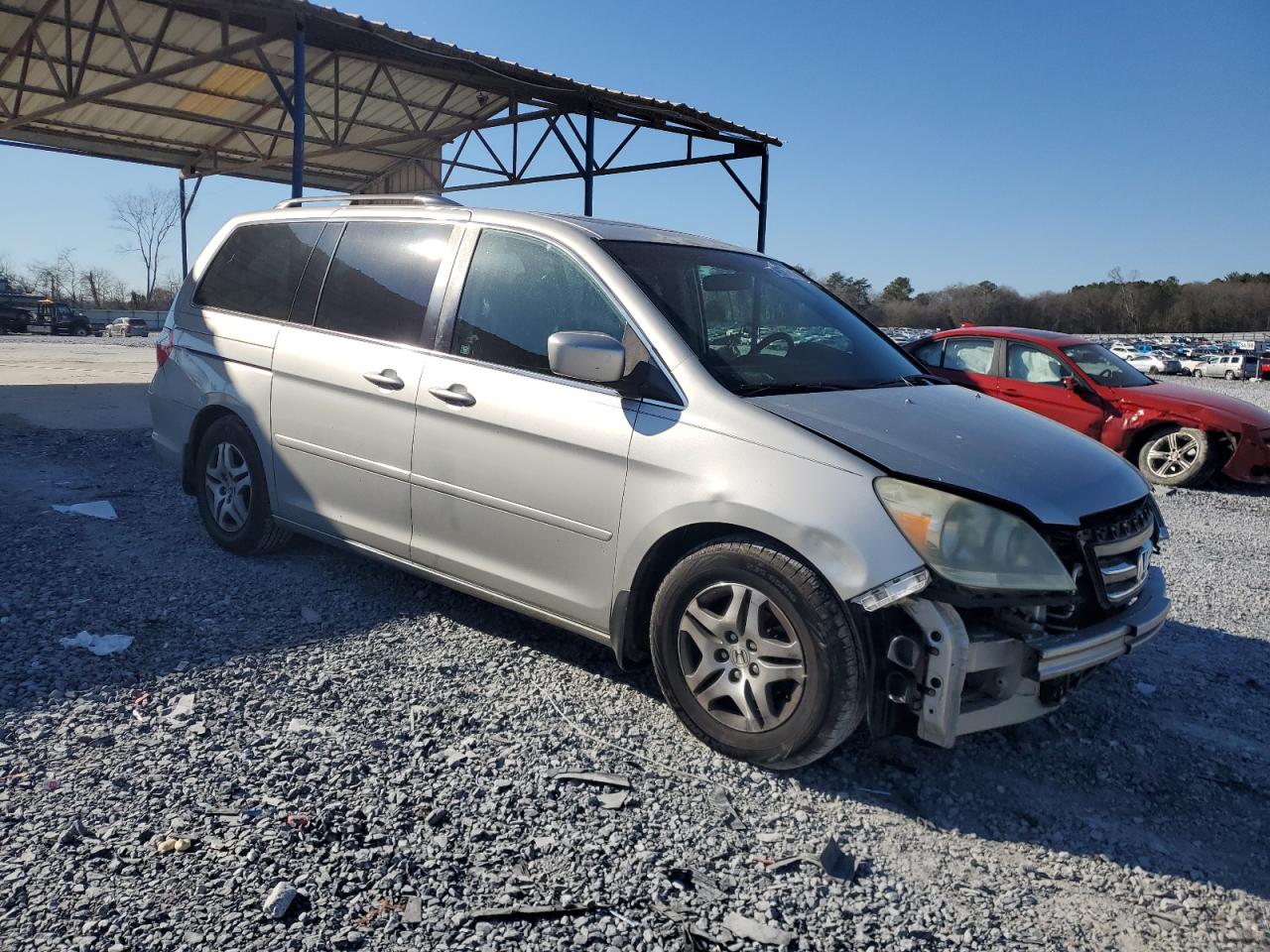 2006 Honda Odyssey VIN 5FNRL38776B434296 Copart auction photo, all over damage thumbnail 4