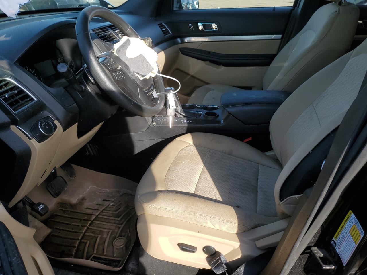 2016 Ford Explorer VIN 1FM5K7B86GGA56064 Copart auction photo, side / front end damage thumbnail 7