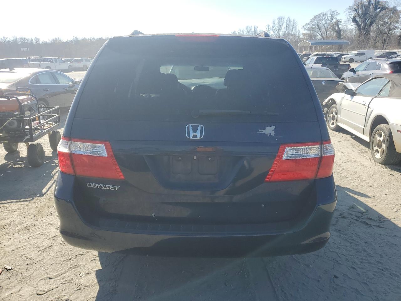 2007 Honda Odyssey VIN 5FNRL38617B109958 Copart auction photo, side damage thumbnail 6