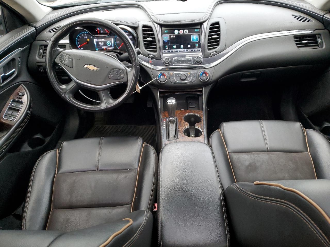 2015 Chevrolet Impala VIN 2G1125S37F9244531 Copart auction photo, side / front end damage thumbnail 8