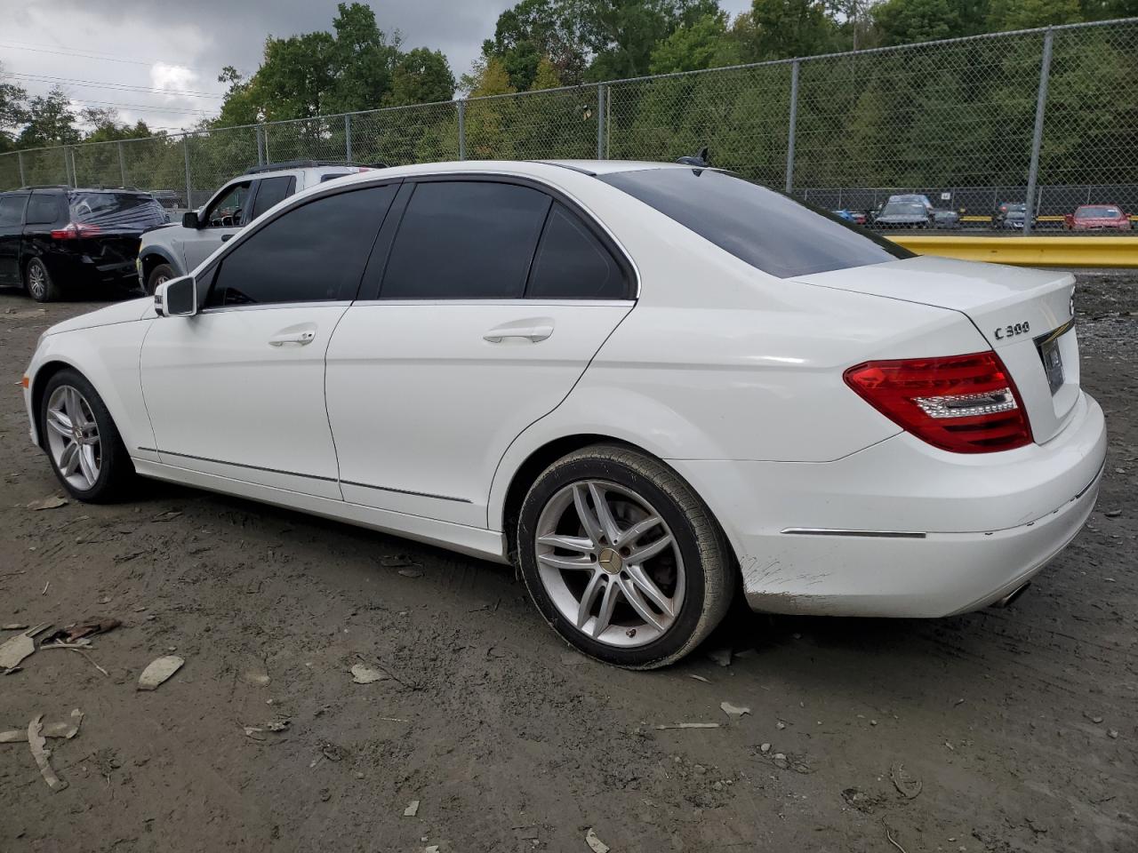 2013 Mercedes-Benz C-klasse VIN WDDGF8AB3DR249086 Copart auction photo, mechanical damage thumbnail 2