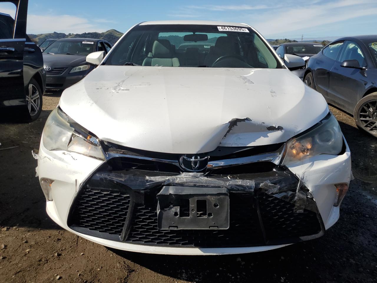 2015 Toyota Camry VIN 4T1BF1FK3FU021220 Copart auction photo, front end / rear end damage thumbnail 5