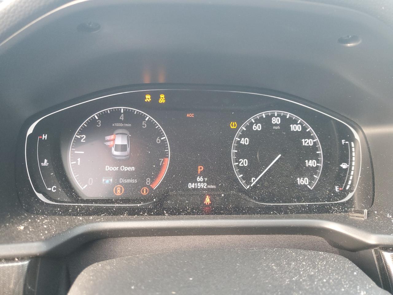 2020 Honda Accord VIN 1HGCV2F3XLA030649 Copart auction photo, front end / all over damage thumbnail 9
