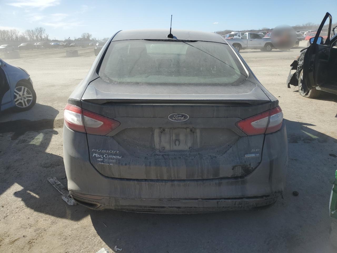2016 Ford Fusion VIN 3FA6P0T92GR312756 Copart auction photo, front end / rear end damage thumbnail 6