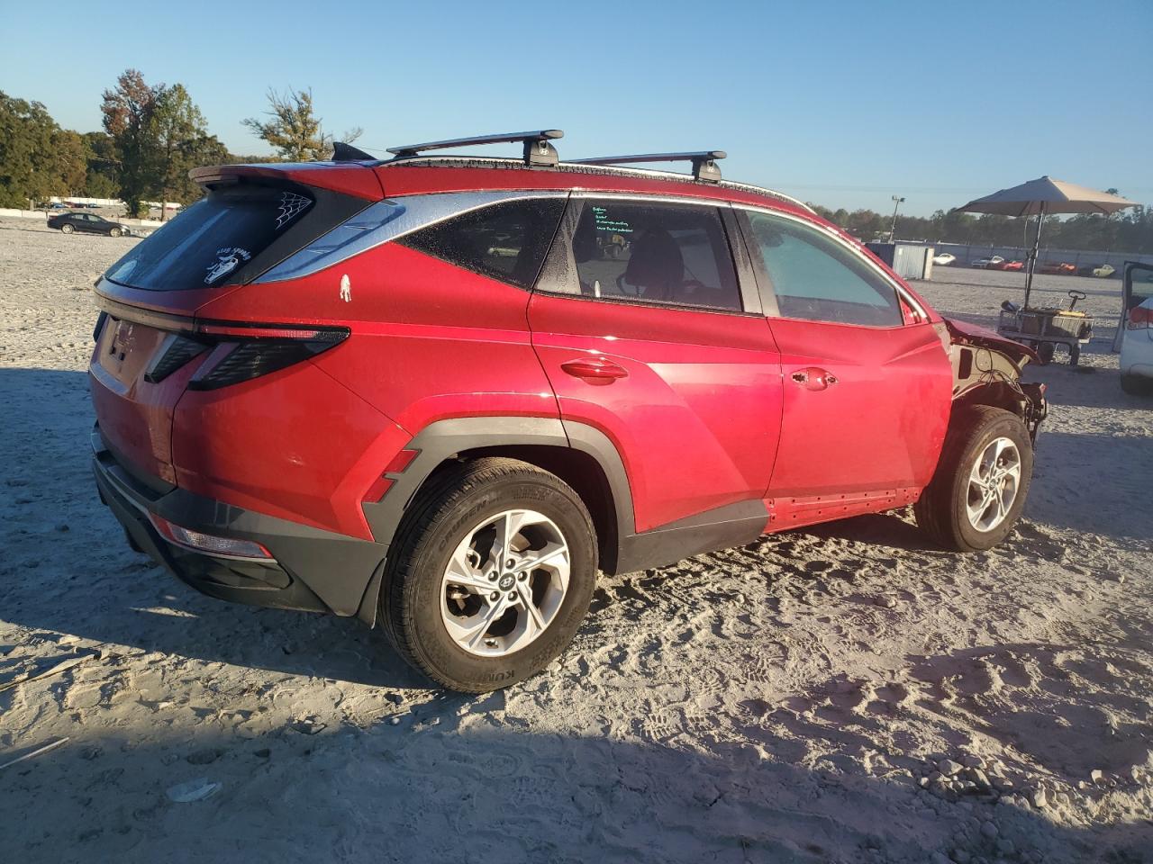 2022 Hyundai Tucson VIN 5NMJB3AE6NH144086 Copart auction photo, front end damage thumbnail 3