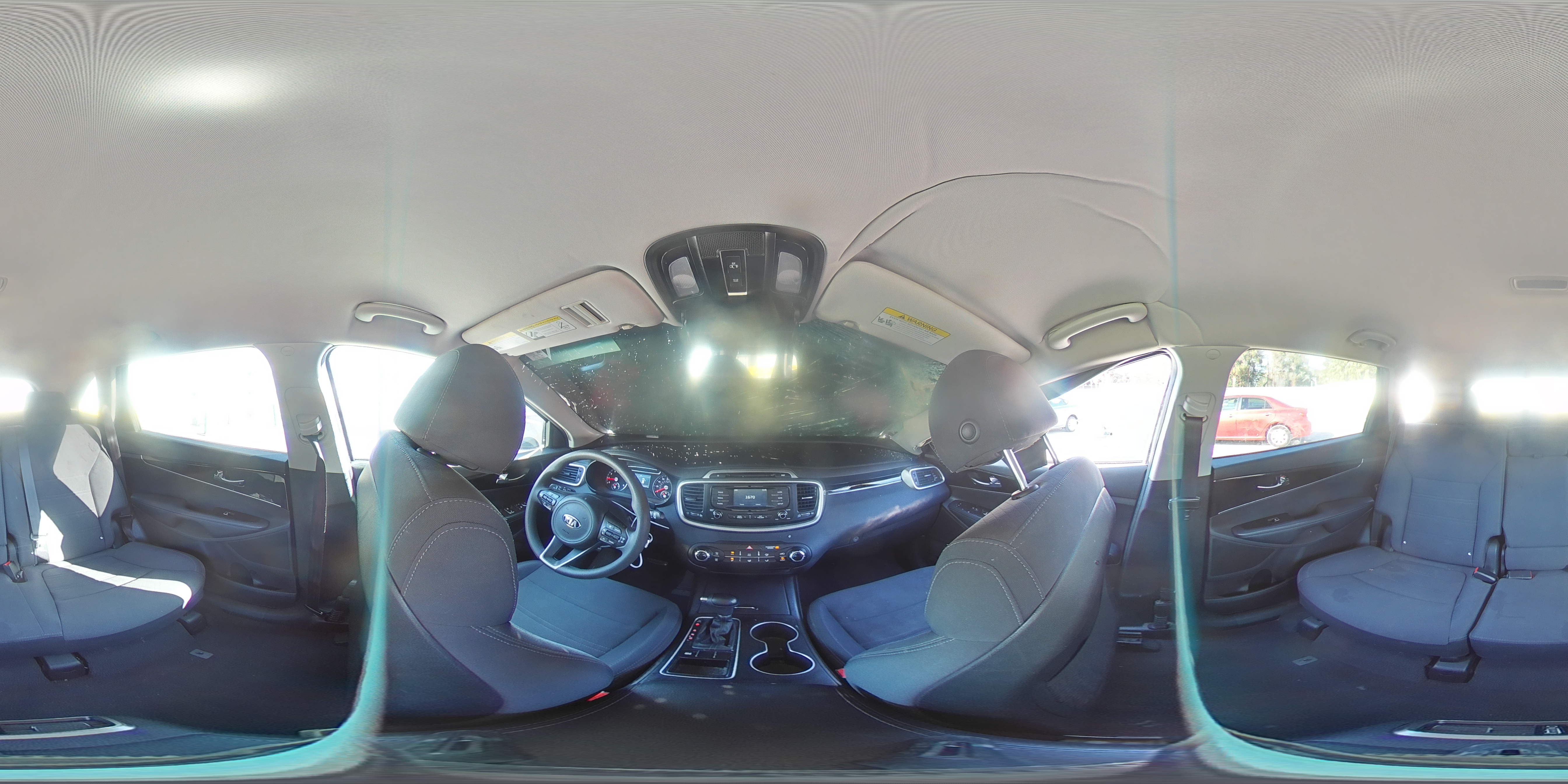 2018 KIA Sorento VIN 5XYPG4A32JG424821 Copart auction photo, top/roof damage thumbnail 13